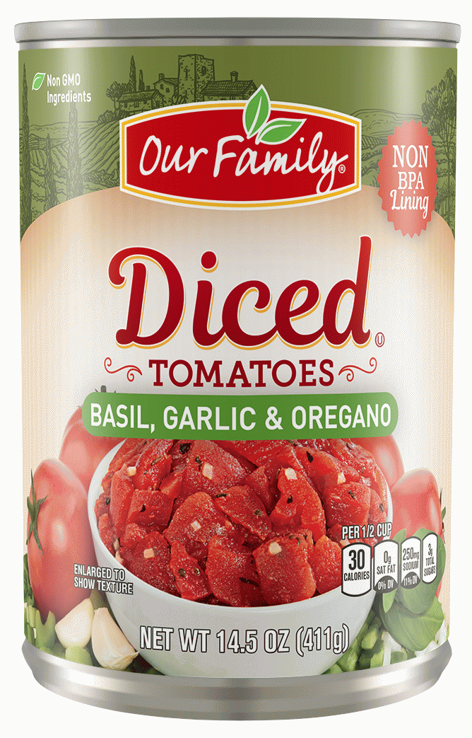 Our Family Italian Blend diced tomatoes Full-Size Picture